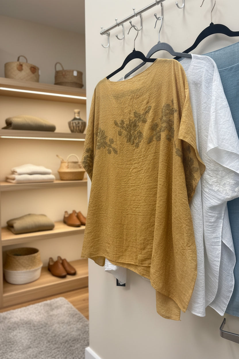 Embroidered Poncho