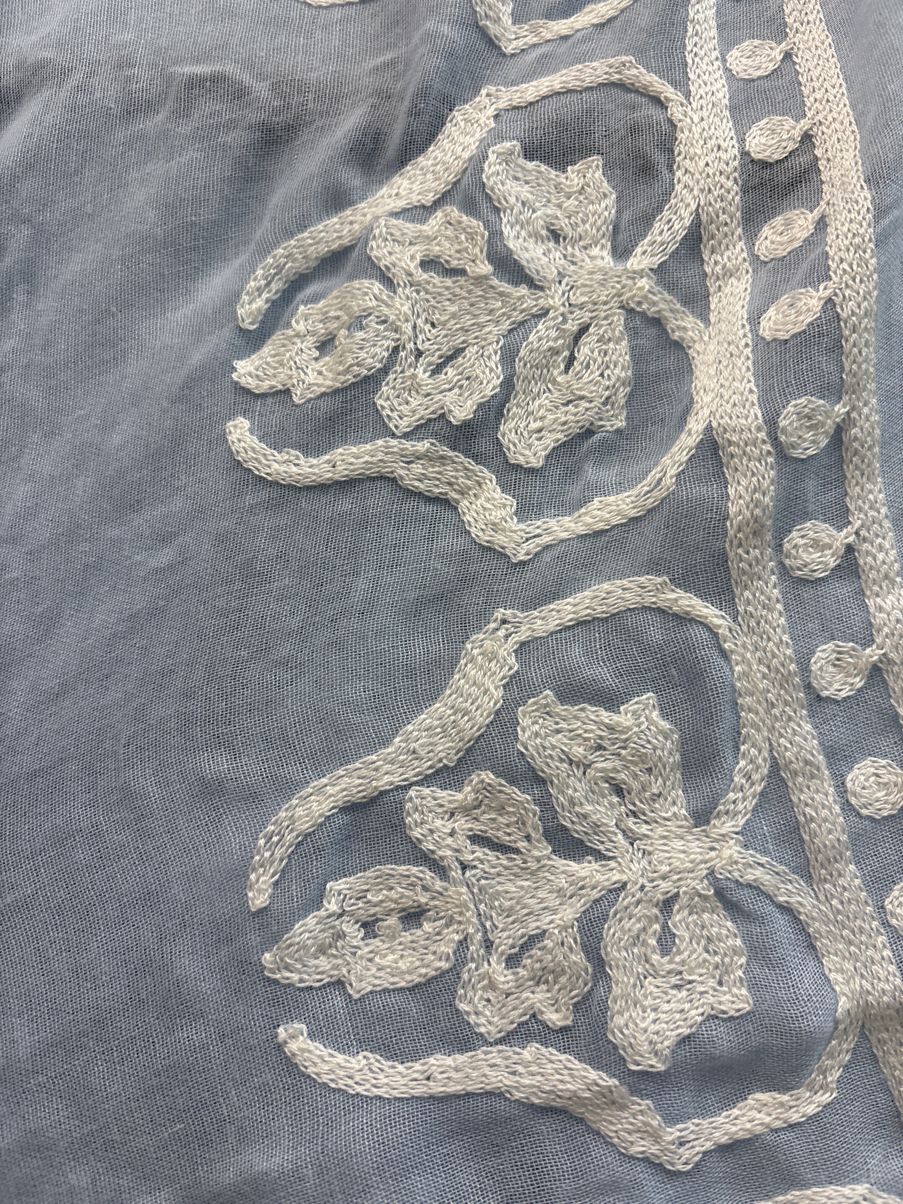 Embroidered Floral Kimono