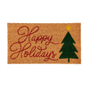 Happy Holidays Coir Mat