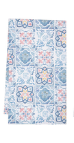 Vintage Tile Pattern Tea Towel