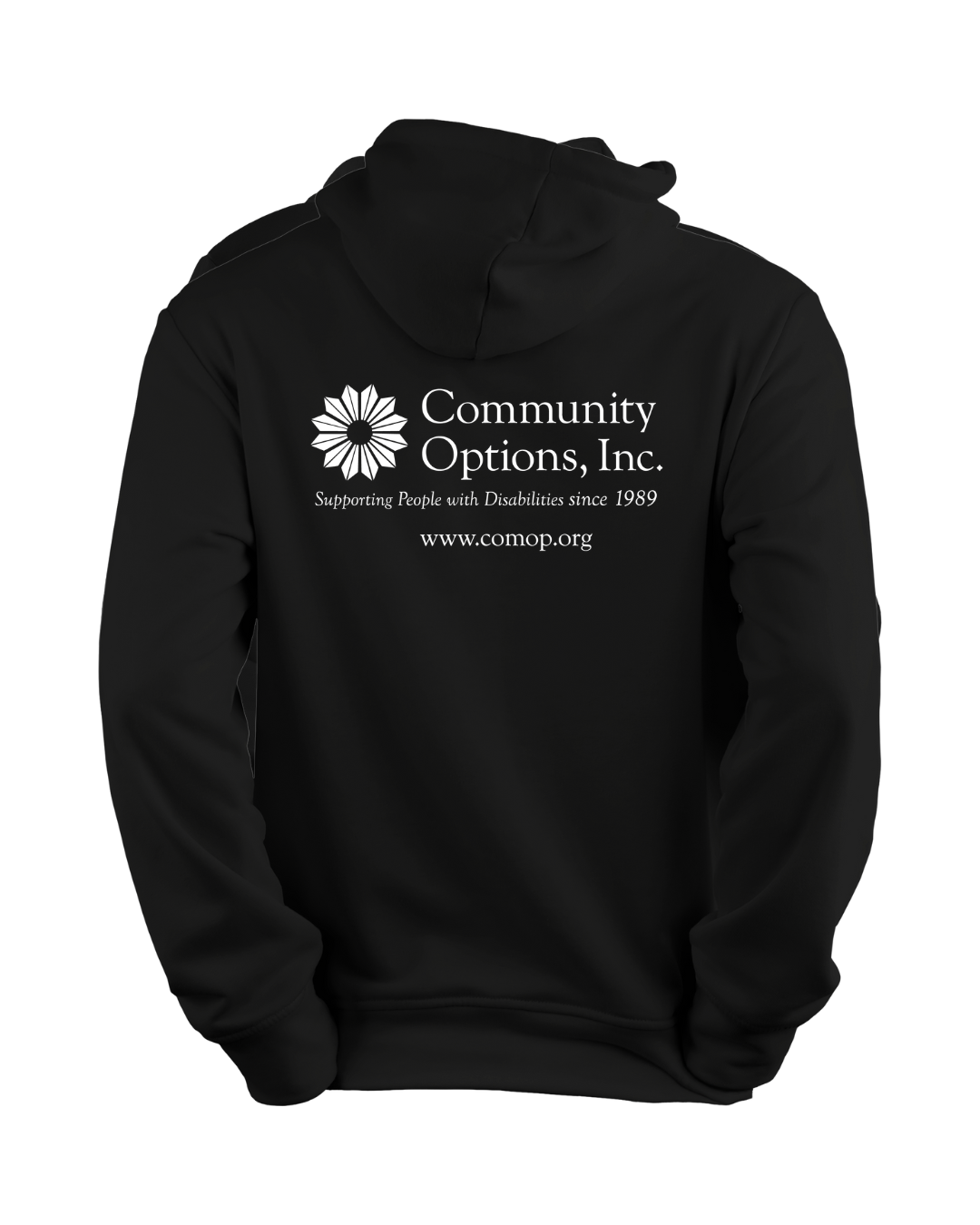 Community Options Hoodie- Black (Unisex)