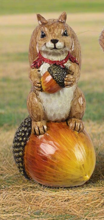 Fall Squirrel figurines