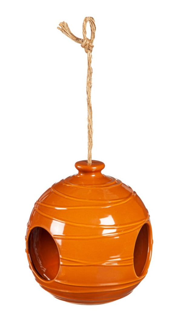 Ceramic Orb Bird Feeder