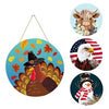 Four season interchangeable door decor set
