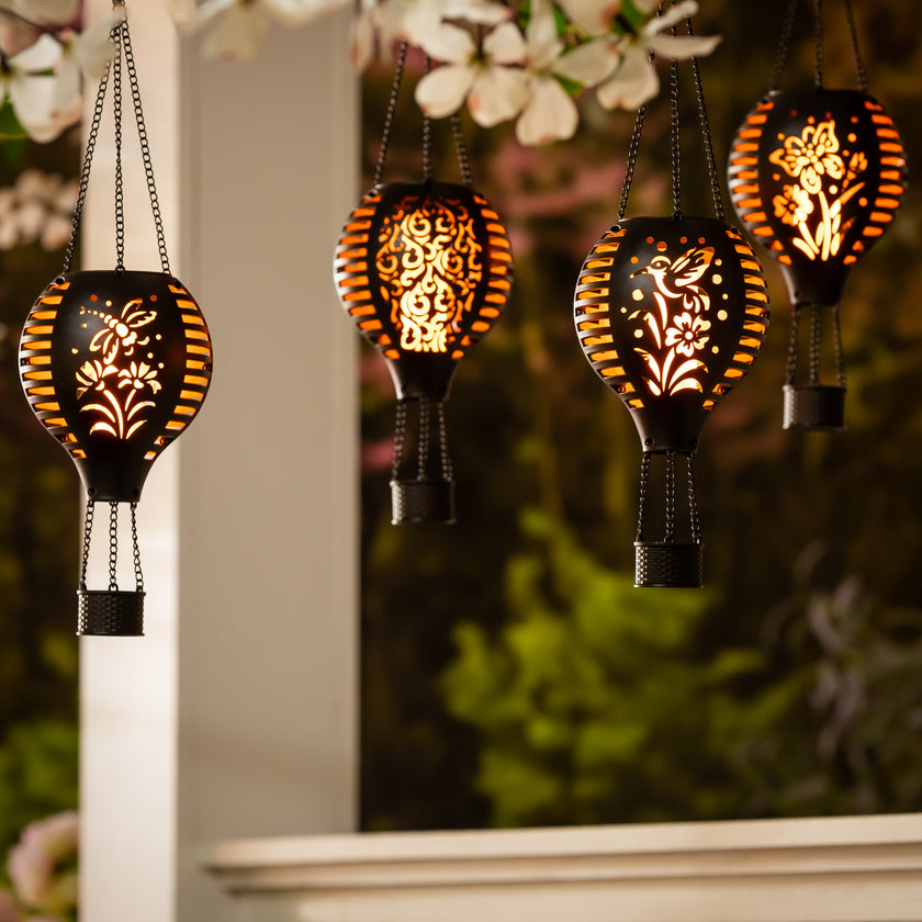 Light Casting Solar Balloon Lanterns