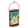Memorial Outdoor Lamp & Lighting, Butterfly Hand Painted Solar Lantern