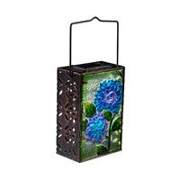 Floral Hand Painted Solar Lantern