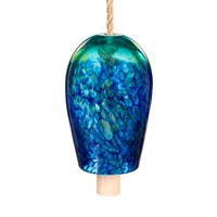 Multi-Color Art Glass Bell