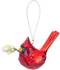 Crystal Expressions Cardinal with Holly Sprig