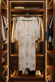 Lace tied Kimono