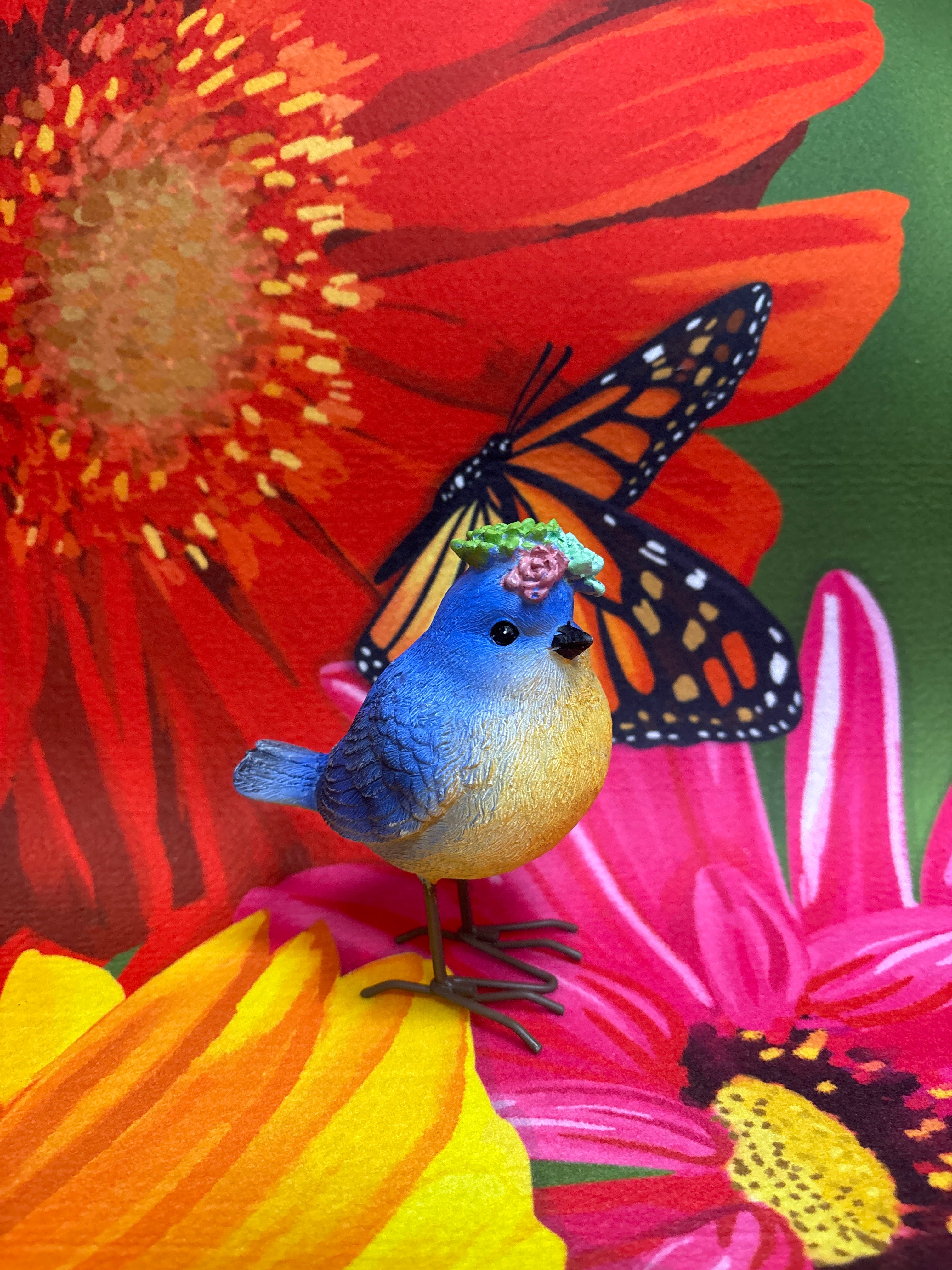 Resin Bird Figurine
