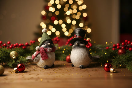 Christmas Bird Figurines
