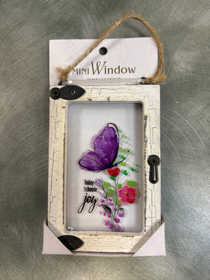 Love Blooms Mini Window Ornament