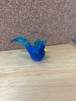 Blue Bird Glass Figurine