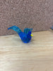 Blue Bird Glass Figurine