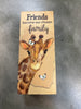 Giraffe Friends become Family wooden block