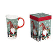 Holiday Gnome 17oz Ceramic Travel Mug w/Matching Box