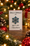 Christmas Bejeweled Lapel Pin