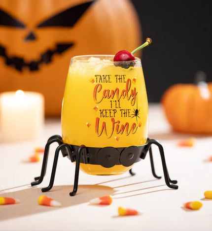 Halloween Wine Glass