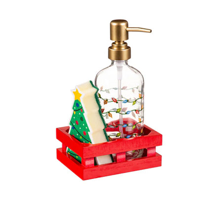 Holiday soap dispenser