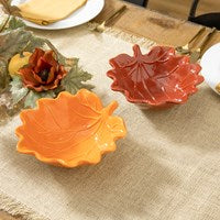 Ceramic Leaf Shaped Bowl