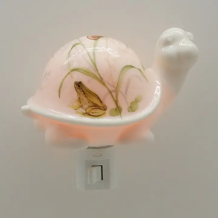 Porcelain Turtle Night Light