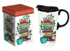 Books on Books Ceramic Perfect Travel Cup