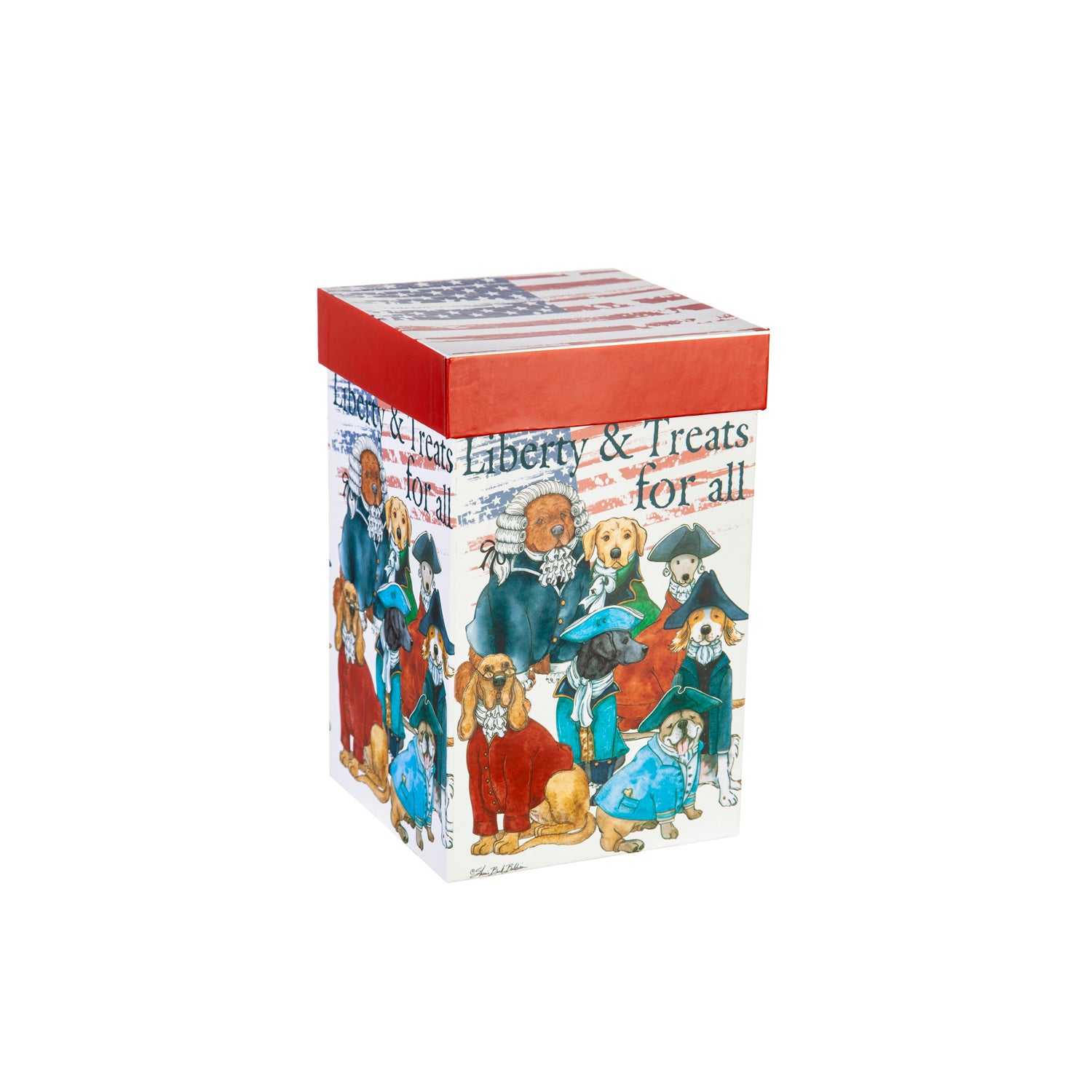Liberty & Treats For All 17 OZ Ceramic Travel Cup, with Matching Gift Box