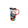 Liberty & Treats For All 17 OZ Ceramic Travel Cup, with Matching Gift Box