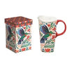 Floral Garden 17oz. Ceramic Perfect Travel Cup w/Decorative Box