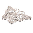 Metal Butterfly Trivet with Matte Silver Finish