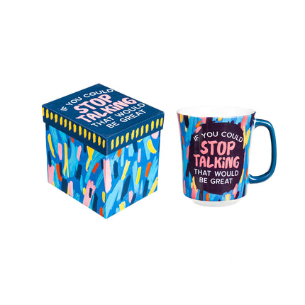 Stop Talking Cup of Awesome, 14oz, with gift box