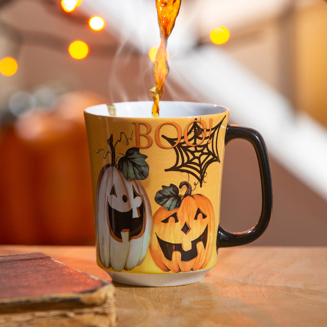 Boo Pumpkins Boxed Ceramic Mug 14 OZ