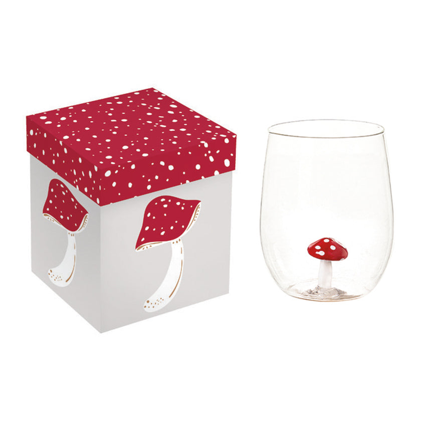 Spring Figurine 17oz Stemless Wine Glass with Gift Box
