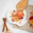 Ceramic Spoon Rest with Pumpkin Design