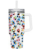 Leopard Rainbow Double Wall Stainless Steel Cup