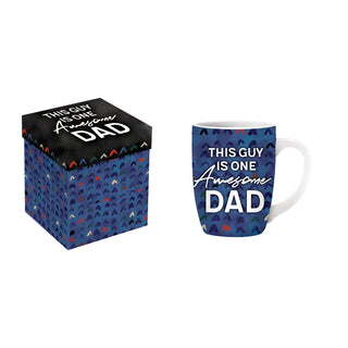 14oz "This Guy is One Awesome Dad" Ceramic Mug, with Gift Box