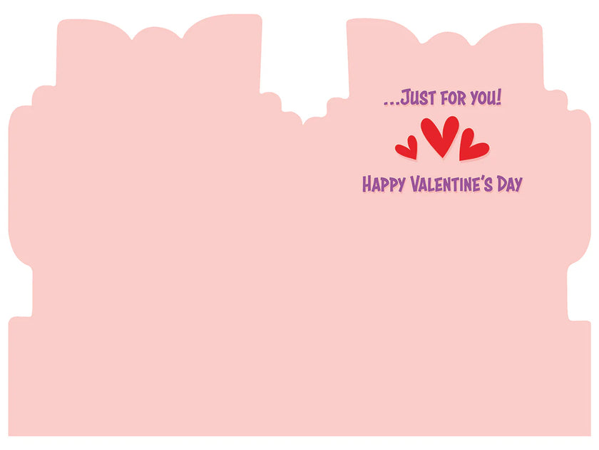 Big Hugs and Kisses Valentine's Day Card