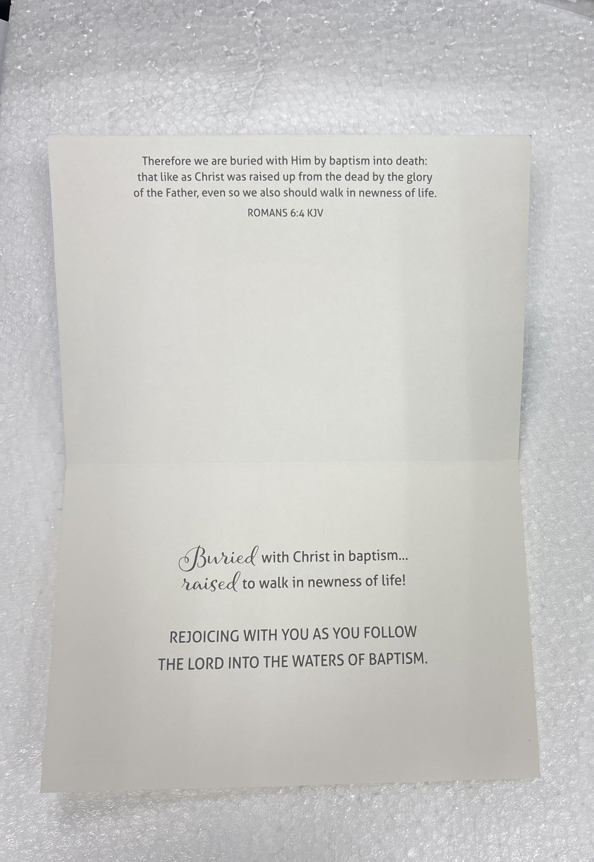 Baptism Card