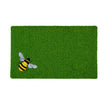 Bee Embroidered Grass Mat