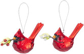 Crystal Expressions Cardinal with Holly Sprig
