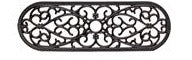Ornate Rubber Stair Tread Mat