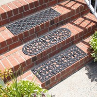 Ornate Rubber Stair Tread Mat