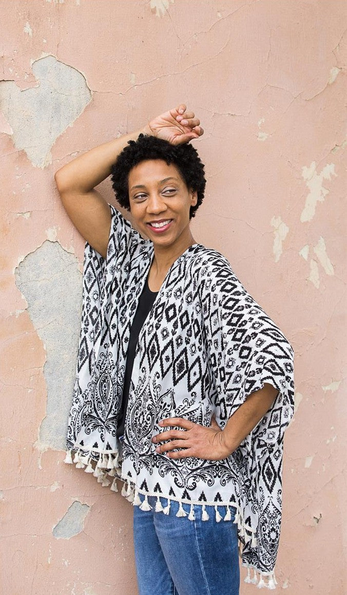 Tribal Print Kimono