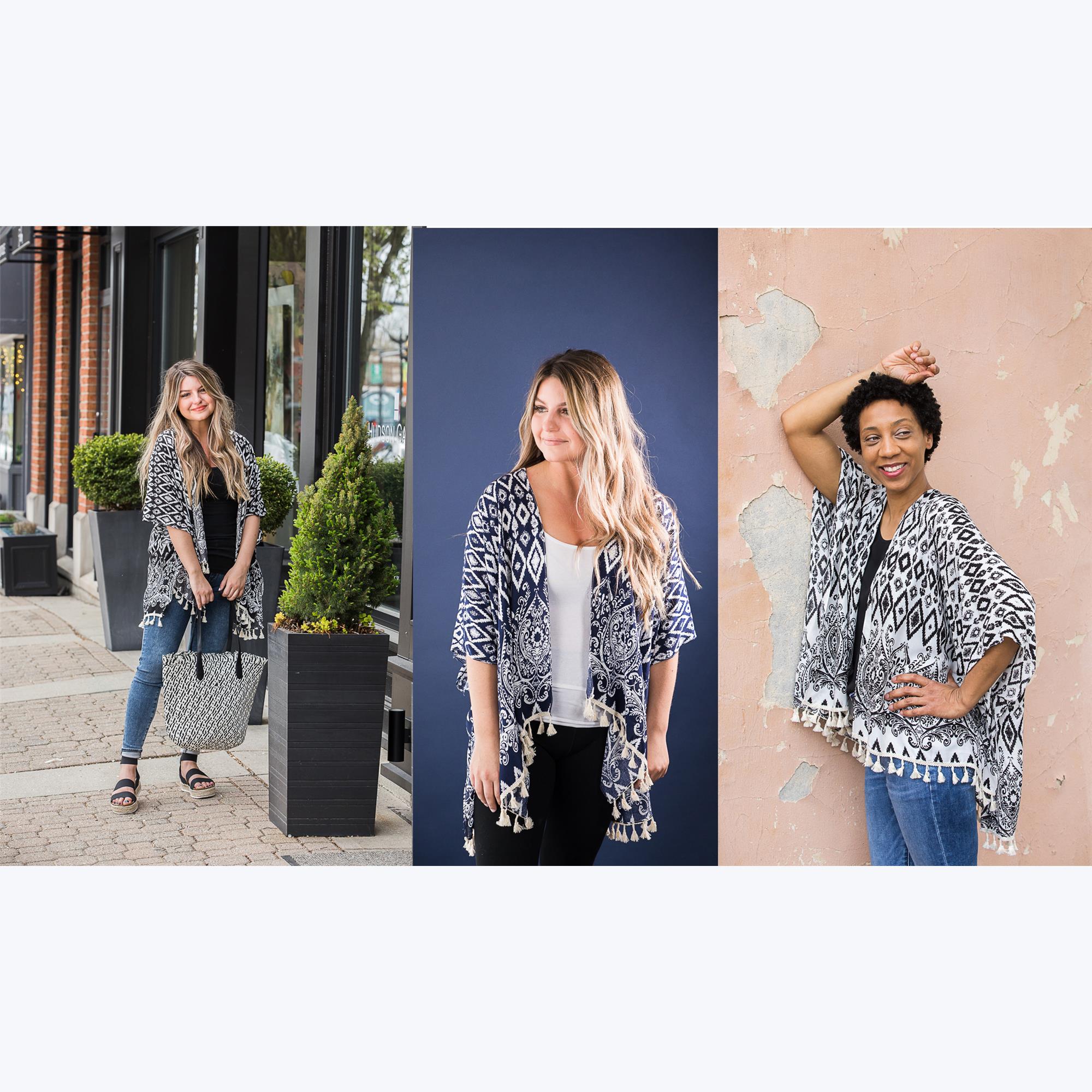 Tribal Print Kimono
