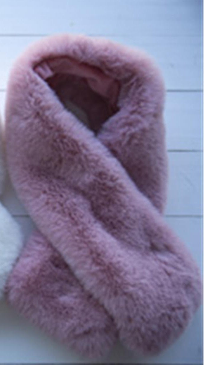 Faux Fur Collar Scarf