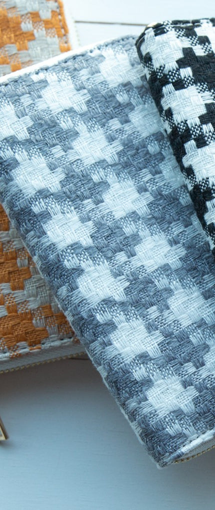 Houndstooth Wallet