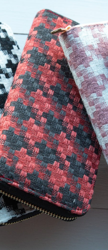 Houndstooth Wallet