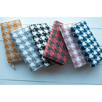 Houndstooth Wallet