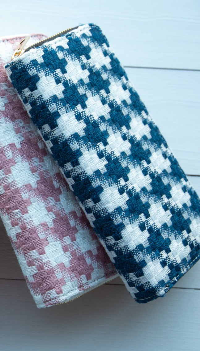 Houndstooth Wallet